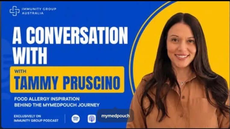 I joined the Immunity Group Australia podcast to share the story behind My Med Pouch