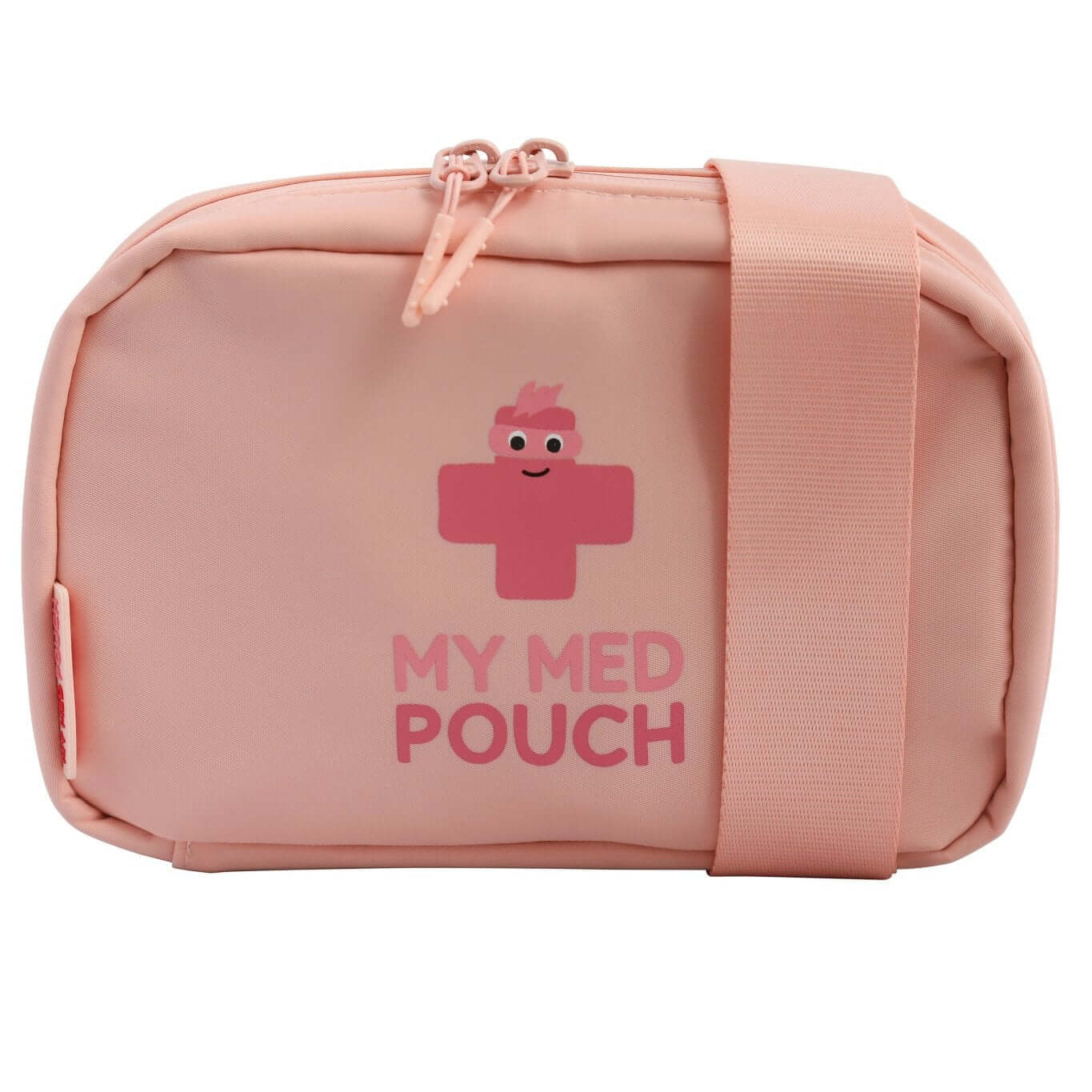 Peachy Pink Med Ready Bag - front view.