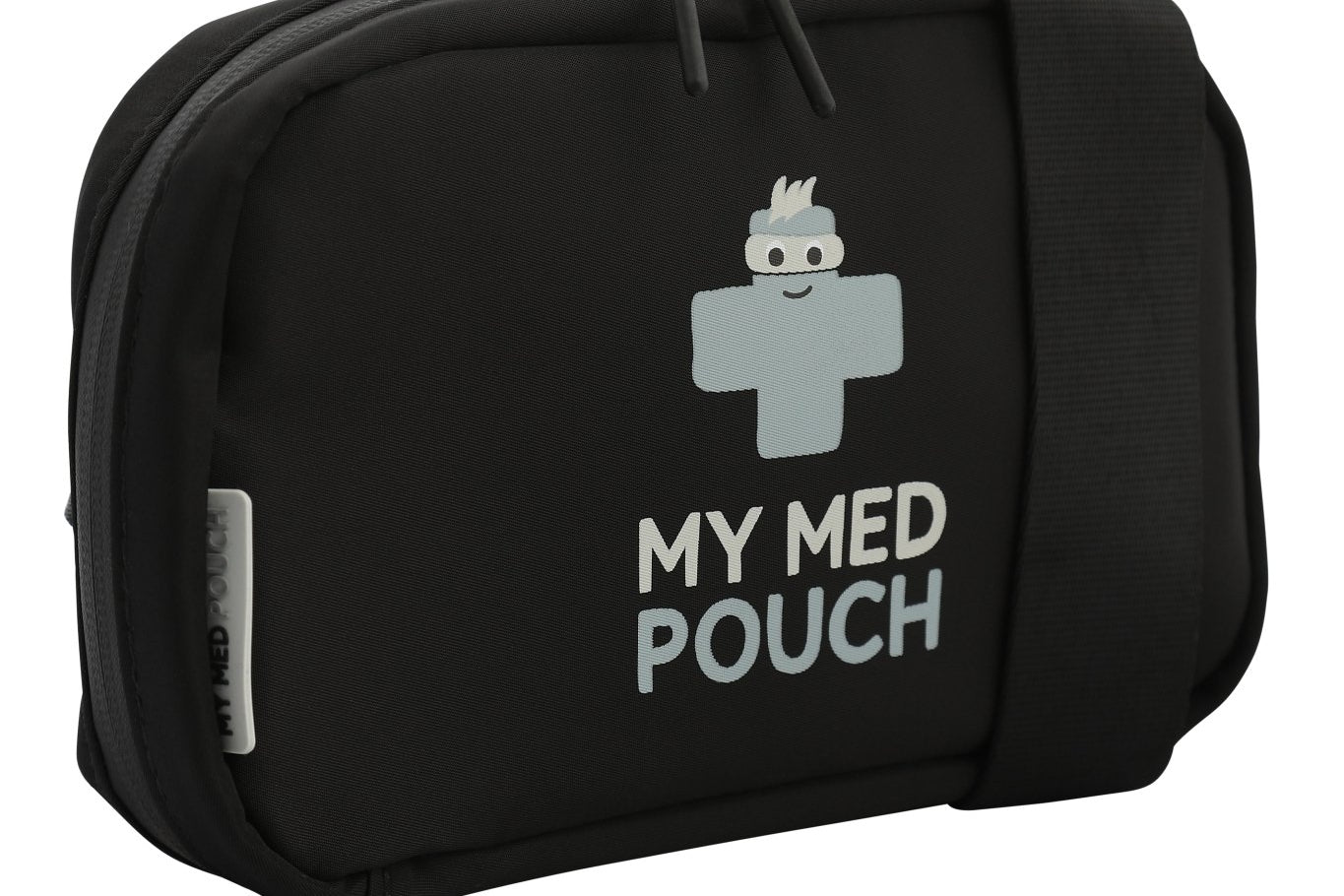 Black Med Ready Bag - front side view