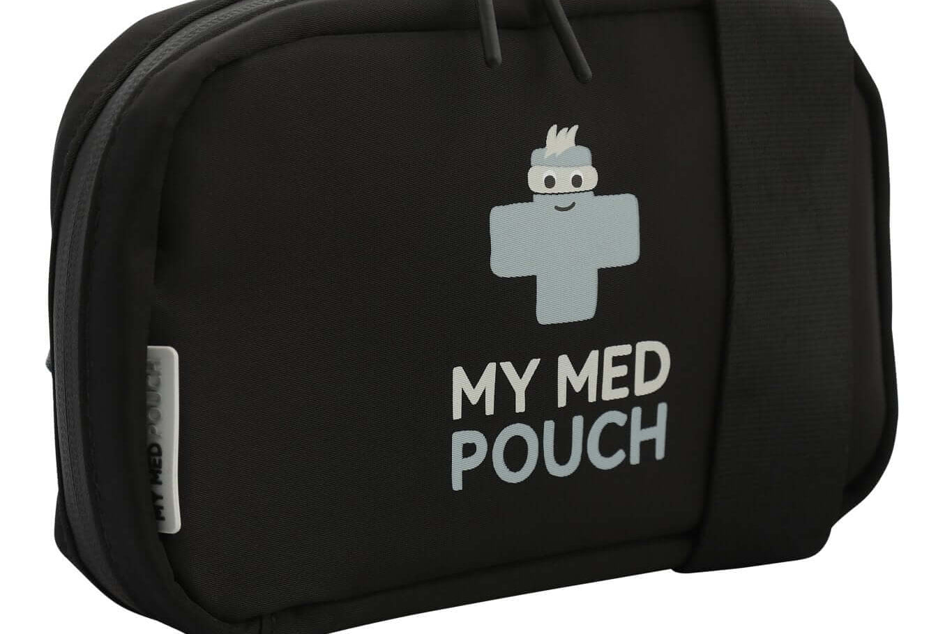 Black Med Ready Bag - front side view