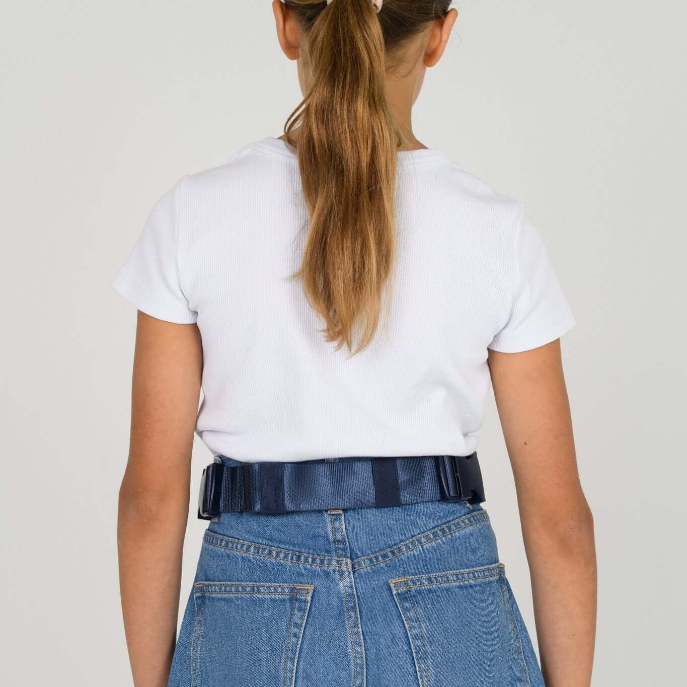 Navy Med Ready Bag - back view - worn as waist bag.