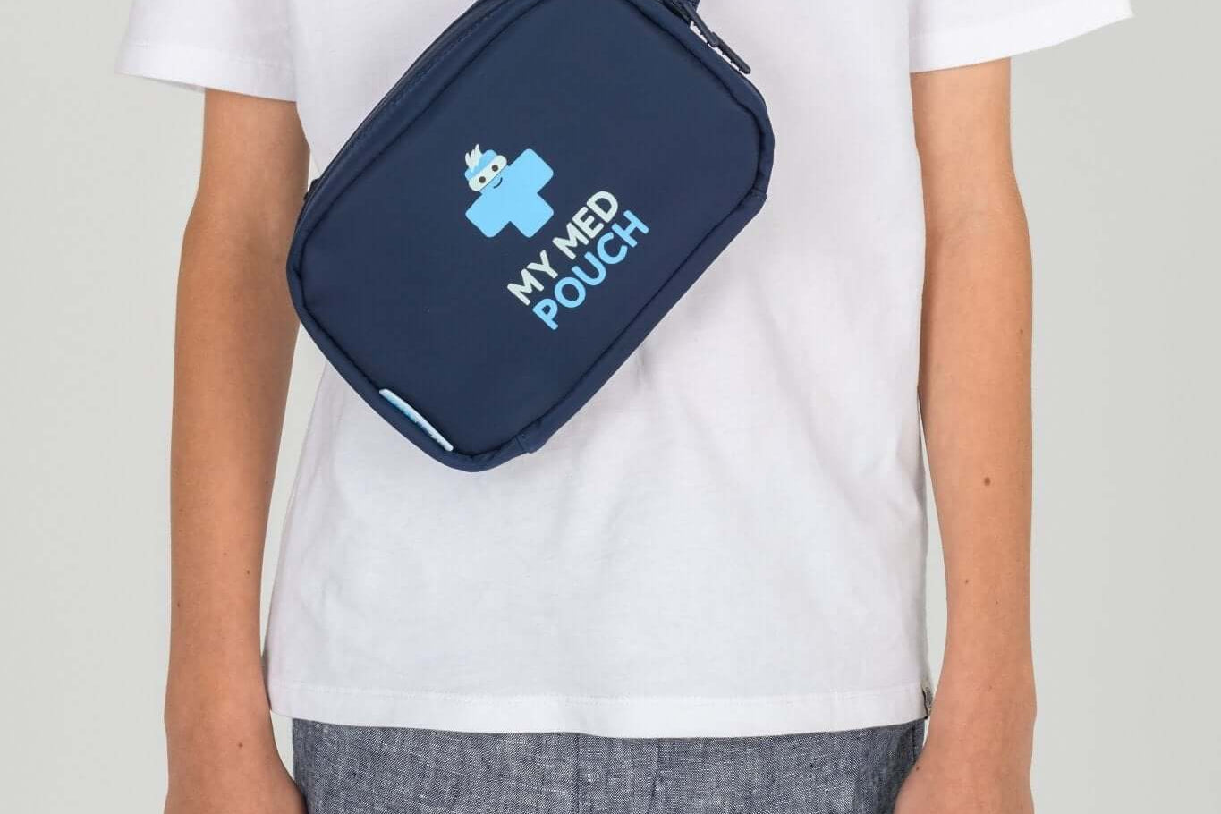 Navy Med Ready Bag - worn as a shoulder sling - front view