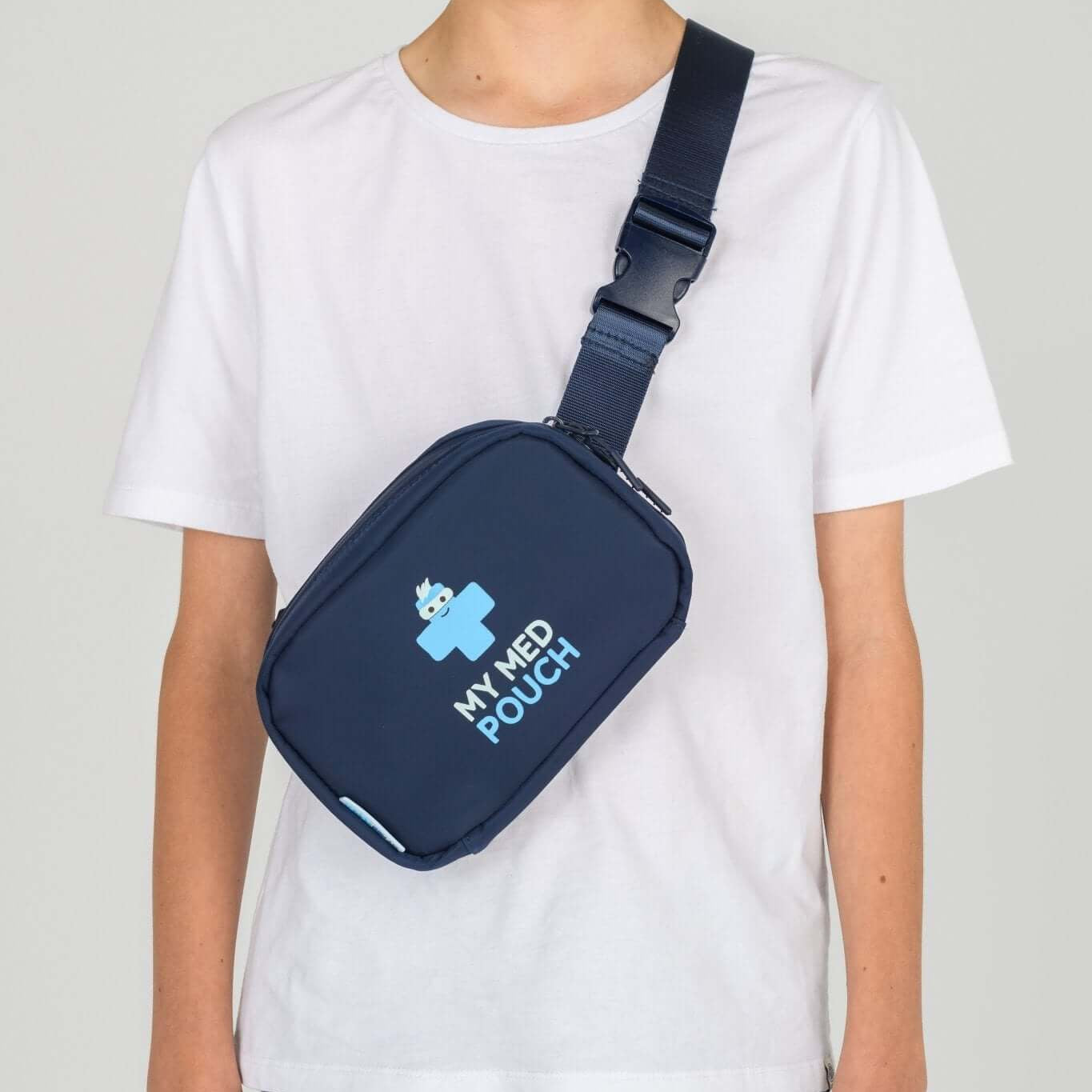 Navy Med Ready Bag - worn as a shoulder sling - front view