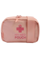 Peachy Pink Med Ready Bag - front view.