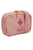 Peachy Pink Med Ready Bag - front side view.